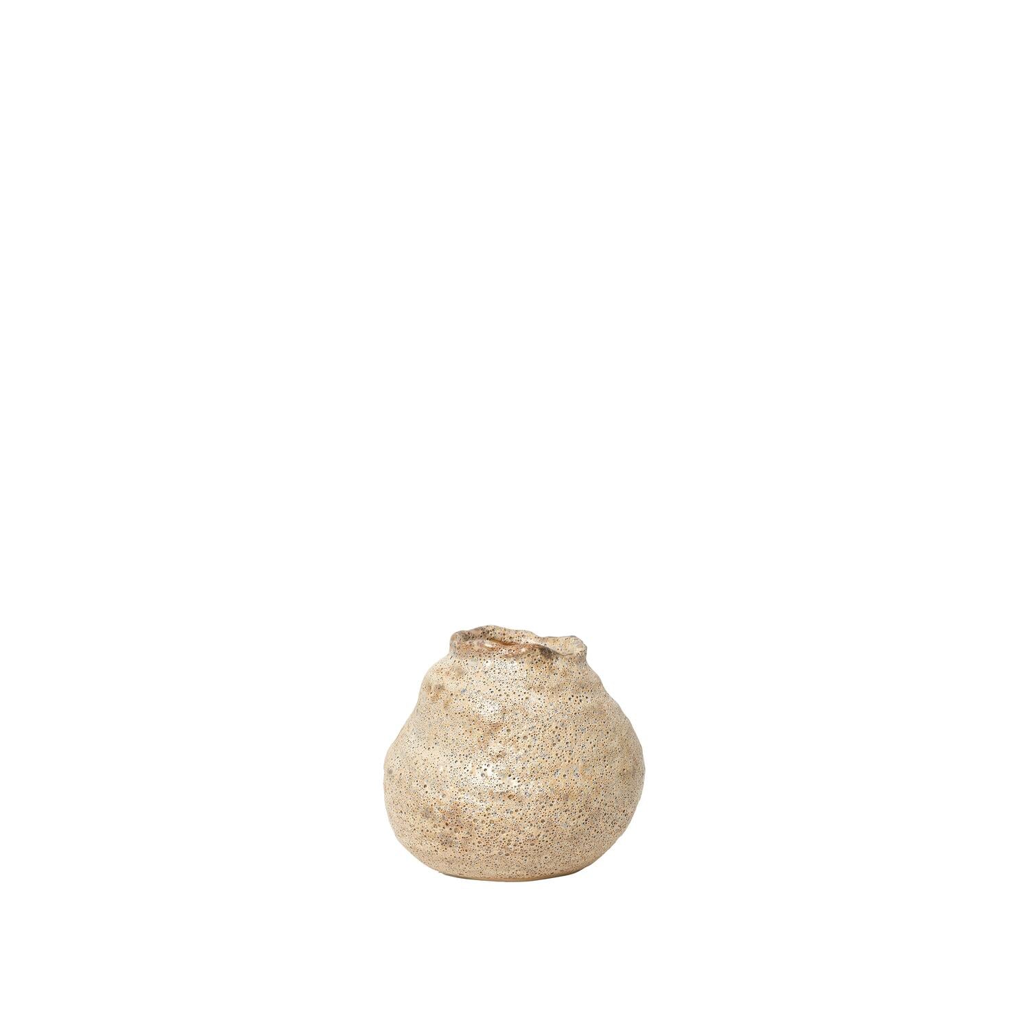 Alma Vase, H10 cm - Sand